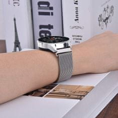4wrist Milánói szíj a Samsung Galaxy Watch-hoz - Ezüst 22 mm