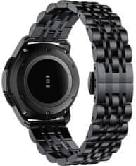 4wrist Milánói szíj Samsung Galaxy Watch-hoz - Fekete 22 mm
