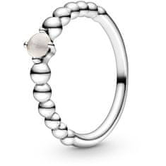 Pandora Ezüst gyűrű júniusban született nőknek 198867C06 (Kerület 50 mm)