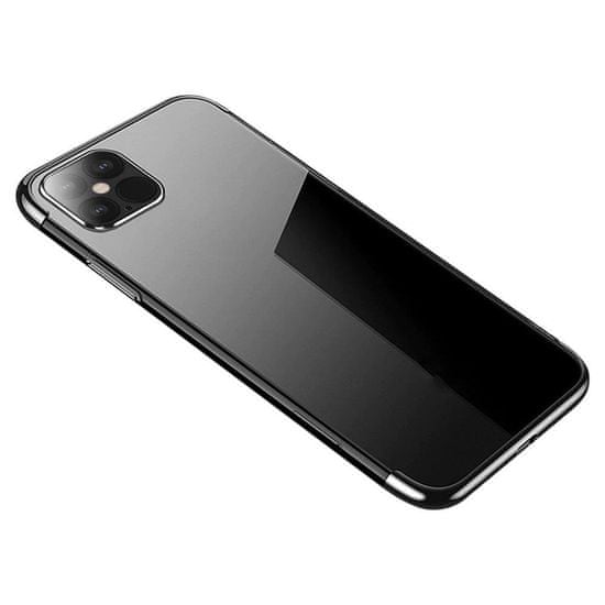 IZMAEL Clear Color tok színes szélekkel Samsung Galaxy S21 Ultra 5G telefonhoz KP10819 átlátszó