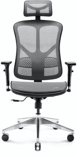 Diablo Chairs V-Basic, fekete/szürke (5902560337259)