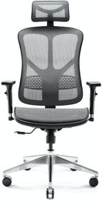 Diablo-Chairs V-Basic, fekete/szürke (5902560337259) gamer vagy irodai ergonomikus szék