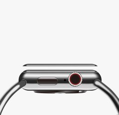 Coteetci 4D üveg teljes felületű ragasztással, fekete peremmel az Apple watch 6 40 mm CS2226-40 készülékhez