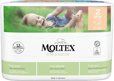 MOLTEX Pelenka Pure & Nature Mini 3-6 kg (38 db)