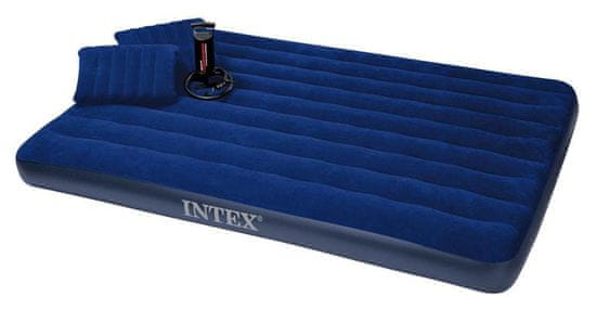 Intex Felfújható matrac Queen Intex 68765 SET párnákkal 152 x 203 x 22 cm