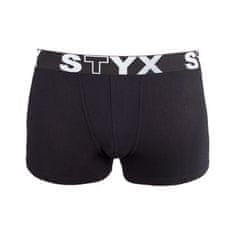 Styx Fekete gyerek boxeralsó sport gumi (GJ960) - méret 4-5 éves
