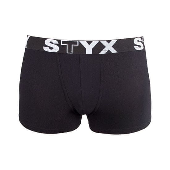 Styx Fekete gyerek boxeralsó sport gumi (GJ960)