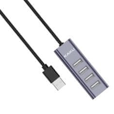 Kaku KSC-383 4x USB HUB adapter, szürke