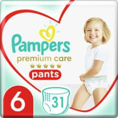 Pampers Nadrágpelenka Premium Care Pants 6 (15+ kg) 31 db.