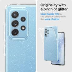Spigen Liquid Crystal szilikon tok Samsung Galaxy A72, glitter átlátszó