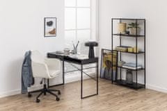 Design Scandinavia Seaford íróasztal, 110 cm, MDF, fekete