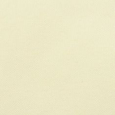 Greatstore krémszínű téglalap alakú oxford-szövet napvitorla 2 x 4,5 m