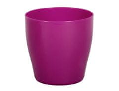 VECA Virágcserép fedő LIVING műanyag lila-rózsaszín d25x25cm