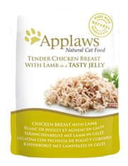 Applaws Cat Pouch Csirke bárányhússal zselében - 70 g