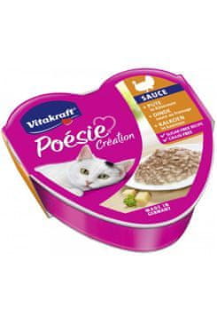 Vitakraft Cat Poésie konz. gyümölcslé pulyka sajtmártásban 85g
