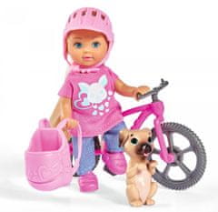 Evička baba kerékpárral