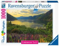Ravensburger Puzzle 167432 Skandinávia Fjord Norvégiában 1000 darabos