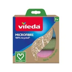 VILEDA Mikroszálas kendő újrahasznosított szálakból 3db 168310