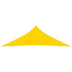 Greatstore sárga háromszög alakú oxford-szövet napvitorla 4 x 4 x 5,8 m