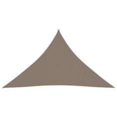 Greatstore tópszínű háromszög alakú oxford-szövet napvitorla 4 x 4 x 5,8 m