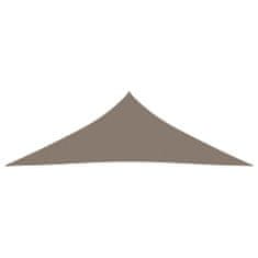 Greatstore tópszínű háromszög alakú oxford-szövet napvitorla 4 x 4 x 5,8 m