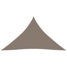 Greatstore tópszínű háromszög alakú oxford-szövet napvitorla 4 x 4 x 4 m