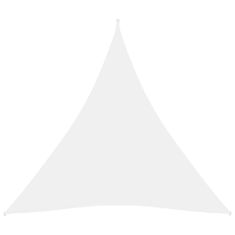 Greatstore fehér háromszögű oxford-szövet napvitorla 4 x 4 x 4 m