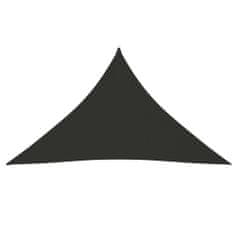 Greatstore antracitszürke háromszögű oxford-szövet napvitorla 4x4x5,8 m