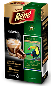 René Espresso Colombia Nespresso kávéfőzőbe alkalmas kapszulák, 10db