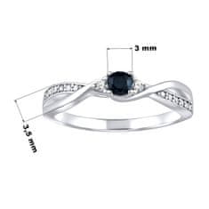 Silvego Ezüst gyűrű valódi természetes zafírral JJJR1100SAP (Kerület 46 mm)