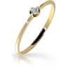 Cutie Diamonds Gyengéd sárga arany gyűrű gyémánttal DZ6729-2931-00-X-1 (Kerület 50 mm)