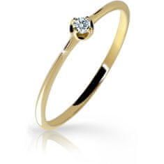 Cutie Diamonds Gyengéd sárga arany gyűrű gyémánttal DZ6729-2931-00-X-1 (Kerület 51 mm)