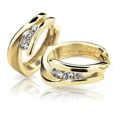 Cutie Diamonds Csodálatos karika sárga arany fülbevaló gyémánttal Z6433-1794-80-00-X-1