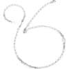 Eredeti ezüst nyaklánc gyöngyökkel Rosary CROBB3