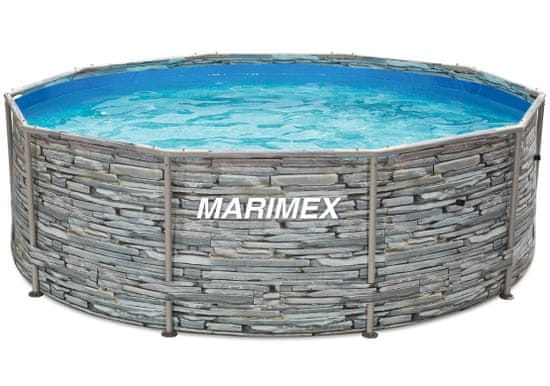 Marimex Florida medence 3,05 × 0,91 m, szűrő nélkül, kőmintás (10340245)