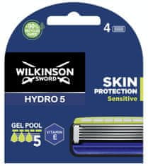 Wilkinson Sword Hydro 5 Skin Protection Sensitive borotva pótfejek, 4db
