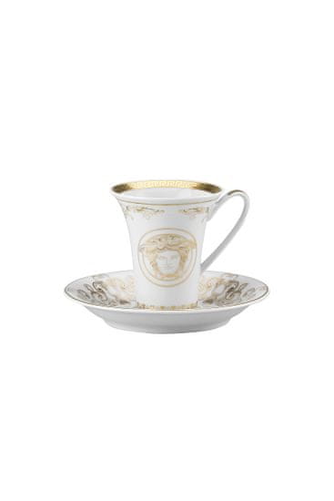 Rosenthal Versace ROSENTHAL VERSACE MEDUSA GALA GOLD Eszpresszó csésze és csészealj