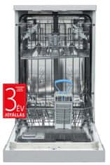 Navon DSL 45 I - 10 terítékes mosogatógép, Inox, E, Szabadon álló,egyszerűen kezelhető