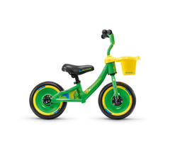 S'COOL Gyermek toló bicikli pedex 3 az 1-ben, zöld / sárga