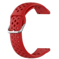 BStrap Silicone Dots szíj Samsung Galaxy Watch 3 45mm, red