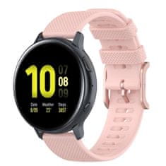 BStrap Silicone Rain szíj Samsung Galaxy Watch 3 41mm, pink