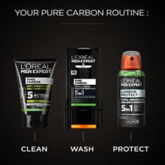 Loreal Paris Arctisztító gél aktív szénnel Men Expert Pure Carbon (Purifying Daily Face Wash) 100 ml
