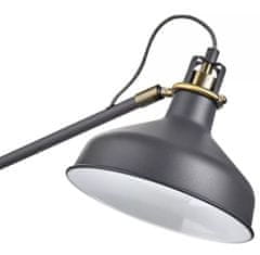 EMOS HARRY asztali lámpa E27 izzóhoz, sötétszürke