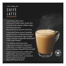 Starbucks Caffe Latte by NESCAFE DOLCE GUSTO, Kávékapszulák, 3x12 kapszula a csomagolásban