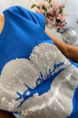 Kesi Nyomtatott női póló Into búzavirág kék Universal