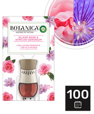 Air wick Botanica by Air Wick elektromos légfrissítő - készülék és utántöltő Exotikus rózsa és afrikai muskátli 19 ml