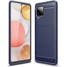 MG Carbon Case Flexible szilikon tok Samsung Galaxy A42 5G, kék