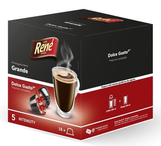 René Grande kapszulák Dolce Gusto kávéfőzőhöz 16 db