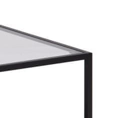 Design Scandinavia Seaford dohányzóasztal (2 db), 90 cm, átlátszó