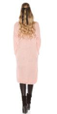 Amiatex Női ruha 73330 + Nőin zokni Gatta Calzino Strech, rózsaszín, UNIVERZáLIS
